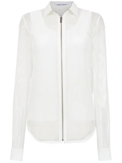 Gloria Coelho Zipped Shirt In White