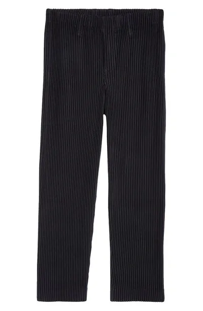 Issey Miyake Pleated Pull-on Pants In Grey