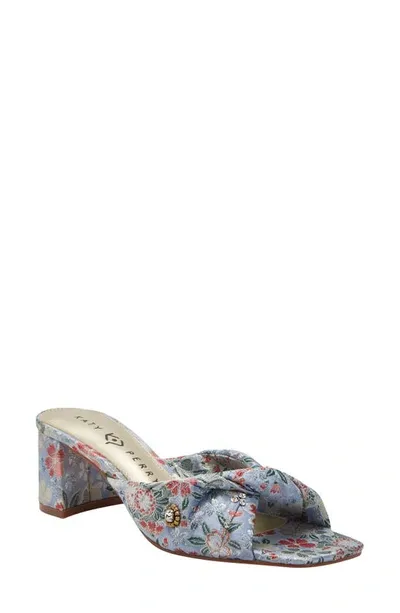 Katy Perry The Tooliped Twisted Sandal In Blue Multi