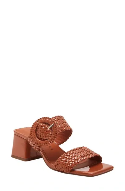 Katy Perry The Gemm Woven Slide Sandal In Ginger Biscuit