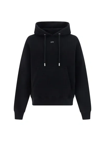 Off-white Hoodie In Black White