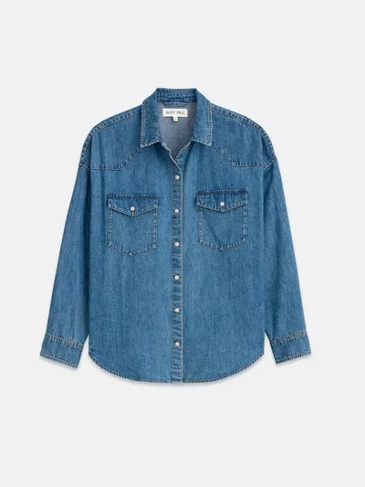 Alex Mill Santa Fe Shirt In Denim In Santa Fe Medium Wash