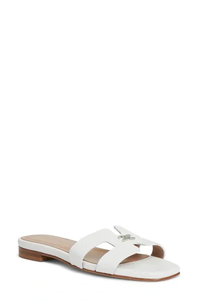 Bruno Magli Fina Slide Sandal In White