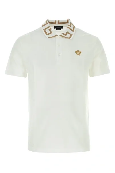 Versace Polo In White