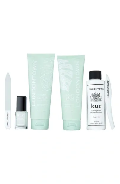 Londontown Pedikur Prep Collection Set In White