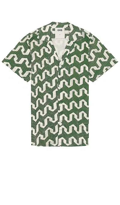 Oas Atlas Cuba Net Shirt In Green