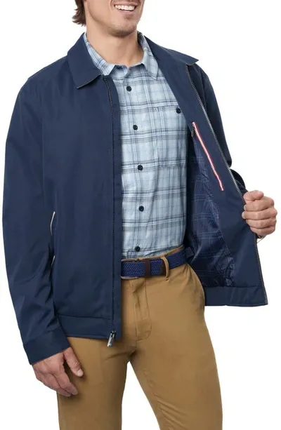 Rainforest Classic Water Resistant Bomber Jacket In Mood Indigo