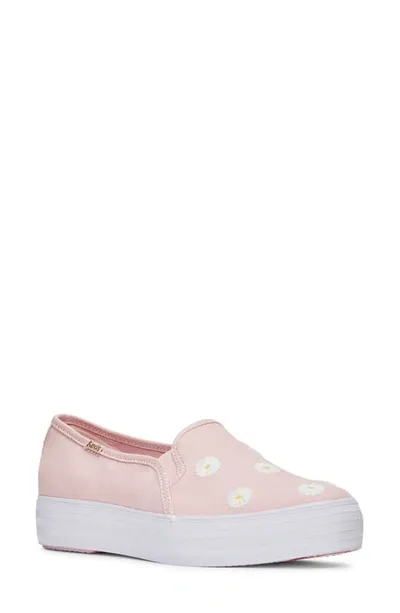 Keds X Magnolia Bakery Triple Deck Slip-on Sneaker In Pink