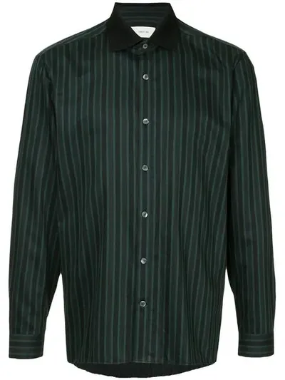 Cerruti 1881 Striped Shirt In Black