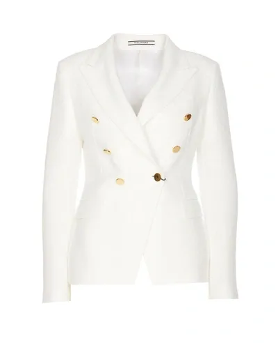 Tagliatore Double-breasted Jacket In White