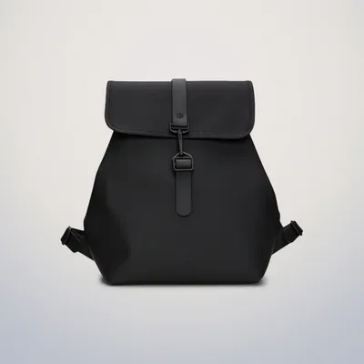 Rains Bucket Backpack In Black