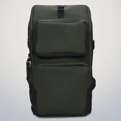 Rains Trail Cargo Backpack In Green