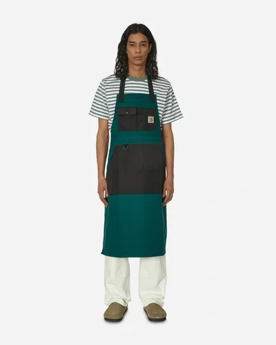 Carhartt Groundworks Apron Chervil / Black In Green