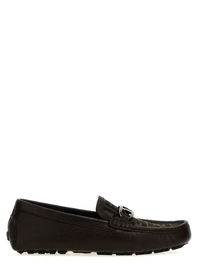 Fendi Driver O Loafers Brown