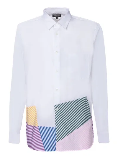 Comme Des Garçons Homme Deux Comme Des Garçons Homme Plus Printed Buttoned Shirt In White