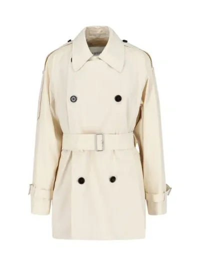 Burberry Trench In Cream