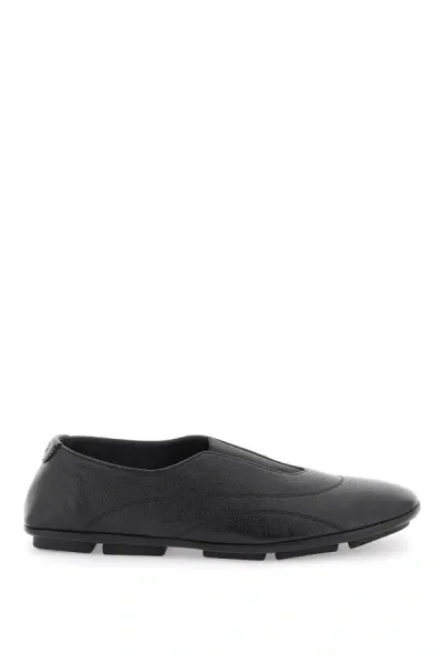 Dolce & Gabbana Leather Slipper For In Black