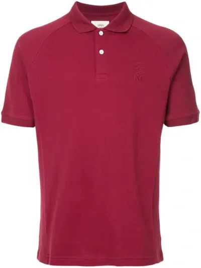 Kent & Curwen Logo Embroidered Polo Shirt In Pink