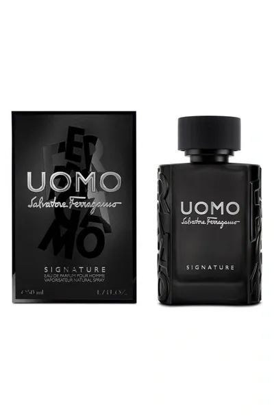 Ferragamo Herren Uomo  Signature - Edp 100 ml In Black