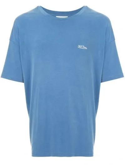 We11 Done Oversized-t-shirt In Blue