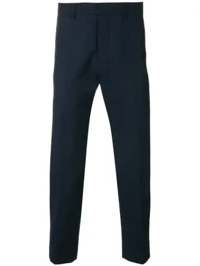 Ami Alexandre Mattiussi Cropped Trousers In Blue