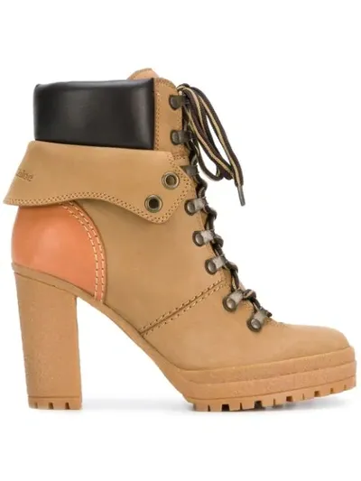 See By Chloé Eileen Ankle Boots In Brown