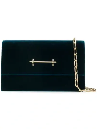 M2malletier Sofia Shoulder Bag - Blue In Petroblusnglgold