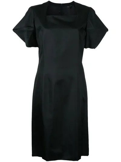 Pre-owned Comme Des Garçons Exaggerated Sleeve Dress In Black