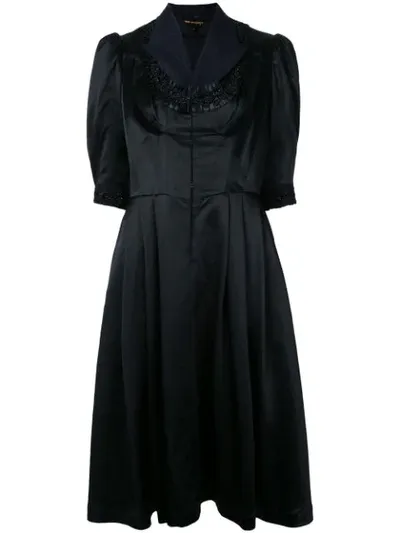 Pre-owned Comme Des Garçons Embellished Dress In Black