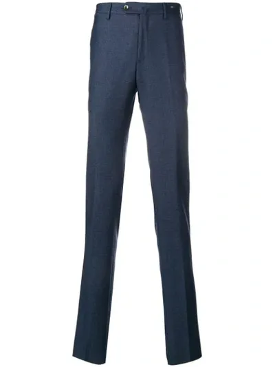 Pt01 Tailored Trousers In Blue