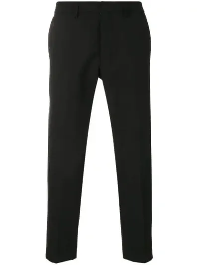 Ami Alexandre Mattiussi Straight Fit Trousers In Black