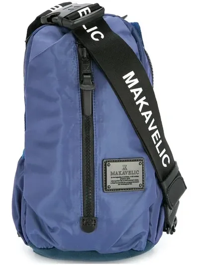 Makavelic Cocoon Sling Bag In Blue