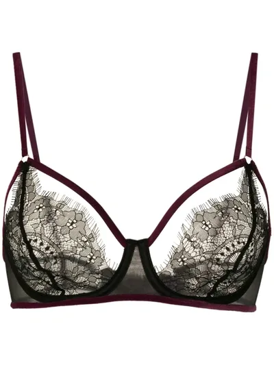 Maison Close Coup De Foudre Naked Bra In Black