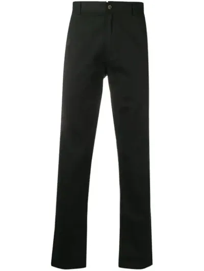 Universal Works Aston Straight-leg Trousers In Black