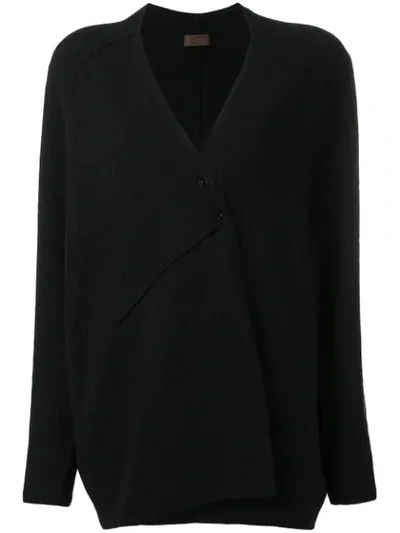 Oyuna Oversized Cardigan In Black