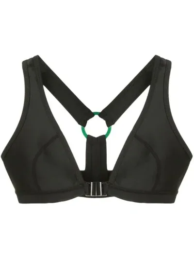 Duskii Mai Tai Clasp Tri Top In Black