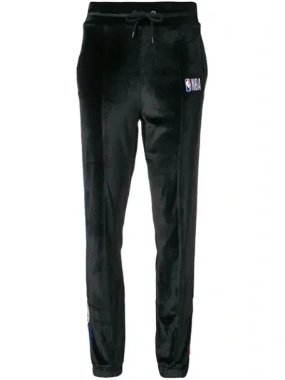 Marcelo Burlon County Of Milan Marcelo Burlon X Nba Track Trousers In Black