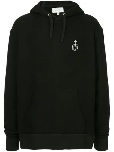 Makavelic Logo Print Hoodie In Black