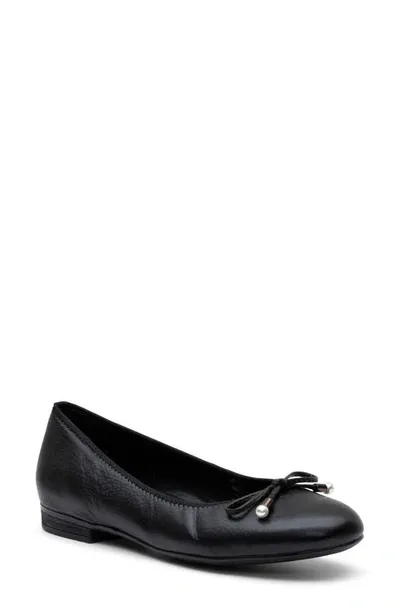 Ara Scout Ballet Flat In Black