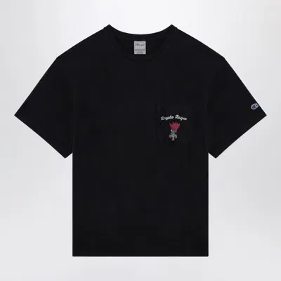 Champion Black Campion X Angelo Baque T-shirt