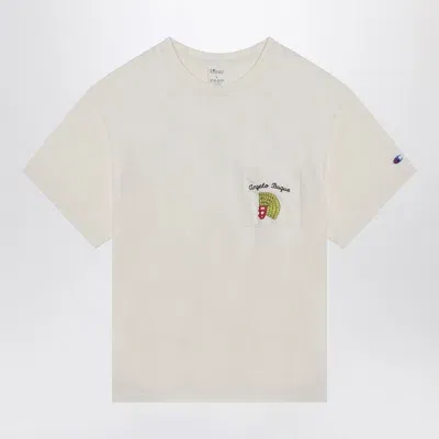 Champion White Campion X Angelo Baque T-shirt