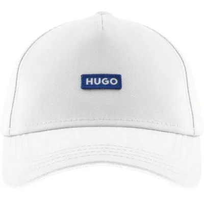 Hugo Blue Jinko Baseball Cap White