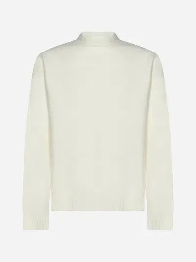 Jil Sander Wool Sweater In Cloud