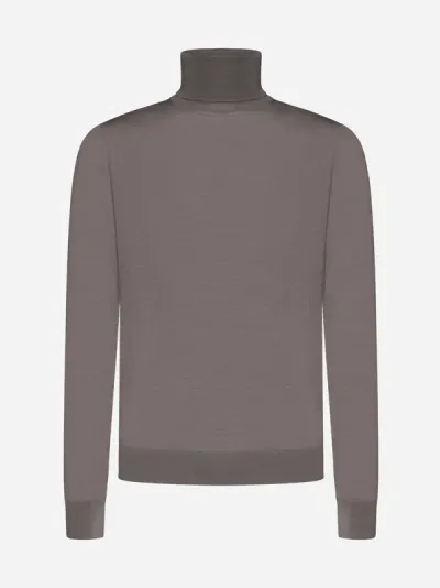 Piacenza 1733 Wool Turtleneck In Stone