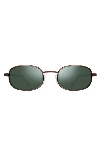 Revo Cobra 52mm Oval Sunglasses In 02sg50 Brown