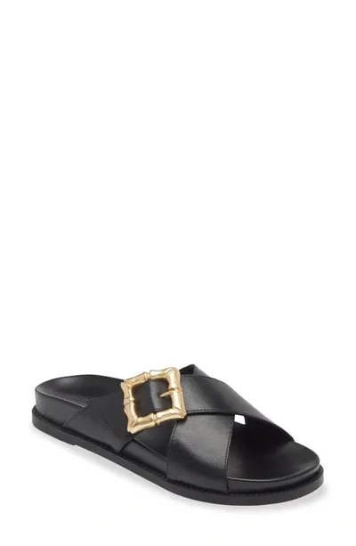 Schutz Enola Slide Sandal In Black