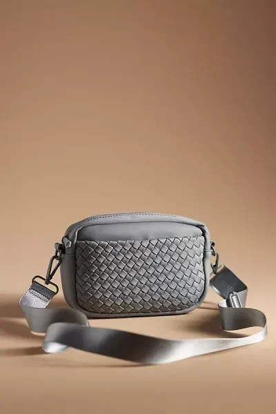 Sol And Selene Neoprene Crossbody Bag In Grey