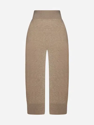 Stella Mccartney Cashmere Knit Skirt In Beige