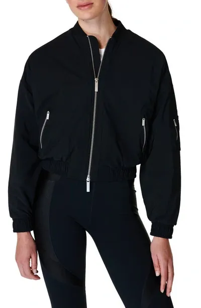 Sweaty Betty Explorer Bomber Jacket In Black