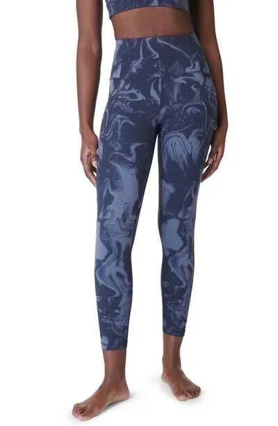 Sweaty Betty Supersoft High Waist 7/8 Leggings In Blue